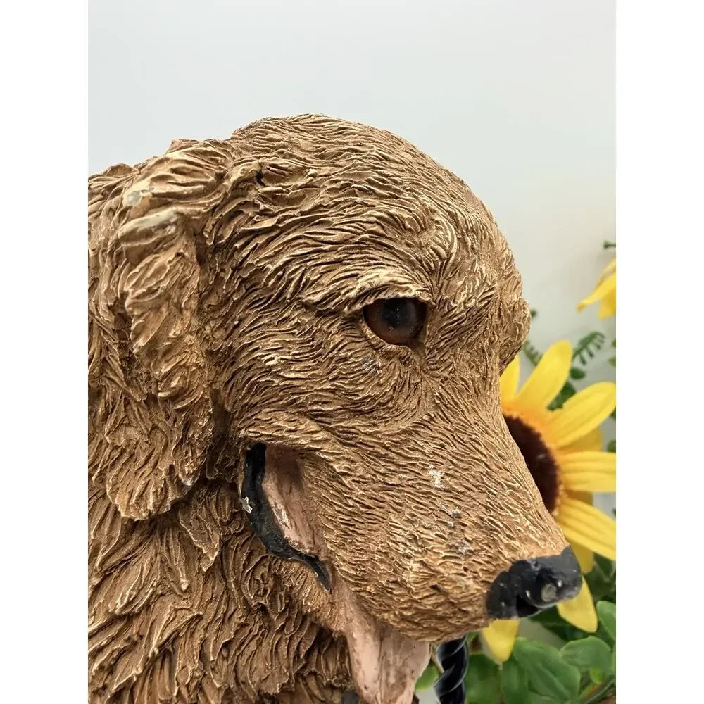 Golden Retriever And Puppy. Plaque By Fig Graphics 1991.